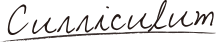 carriculum
