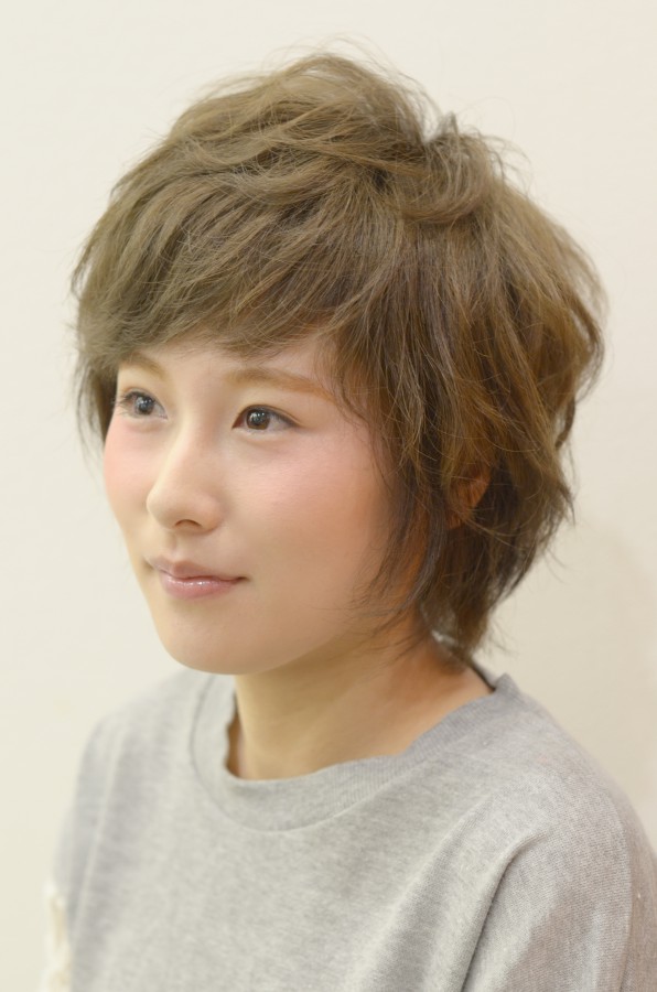 可愛さ広がる♪ベリーショートウルフヘア写真
