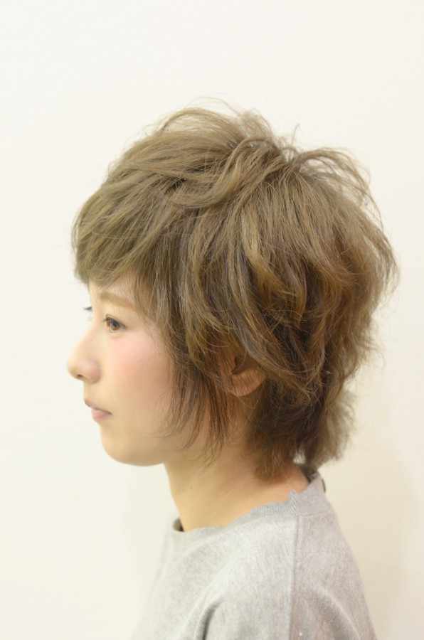可愛さ広がる♪ベリーショートウルフヘアSide写真